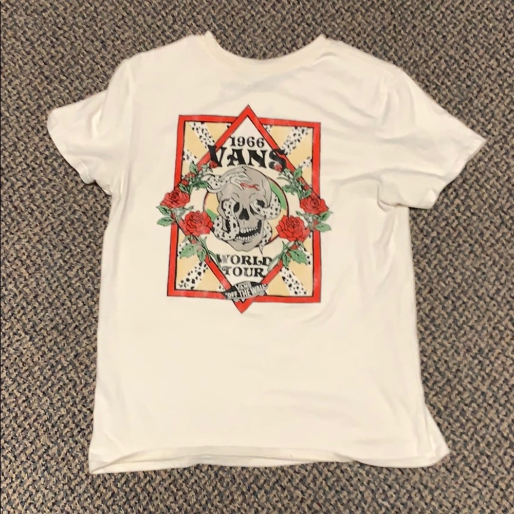 Vans vintage skull tee